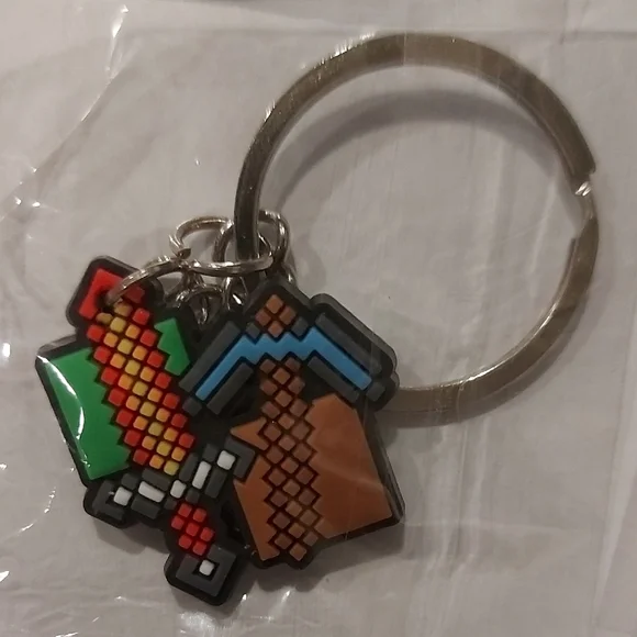 Minecraft 10 Character Keychain Set - Picture 8 of 11